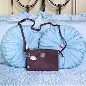 Dooney & Bourke Mink Patent Leather Crossbody Bag